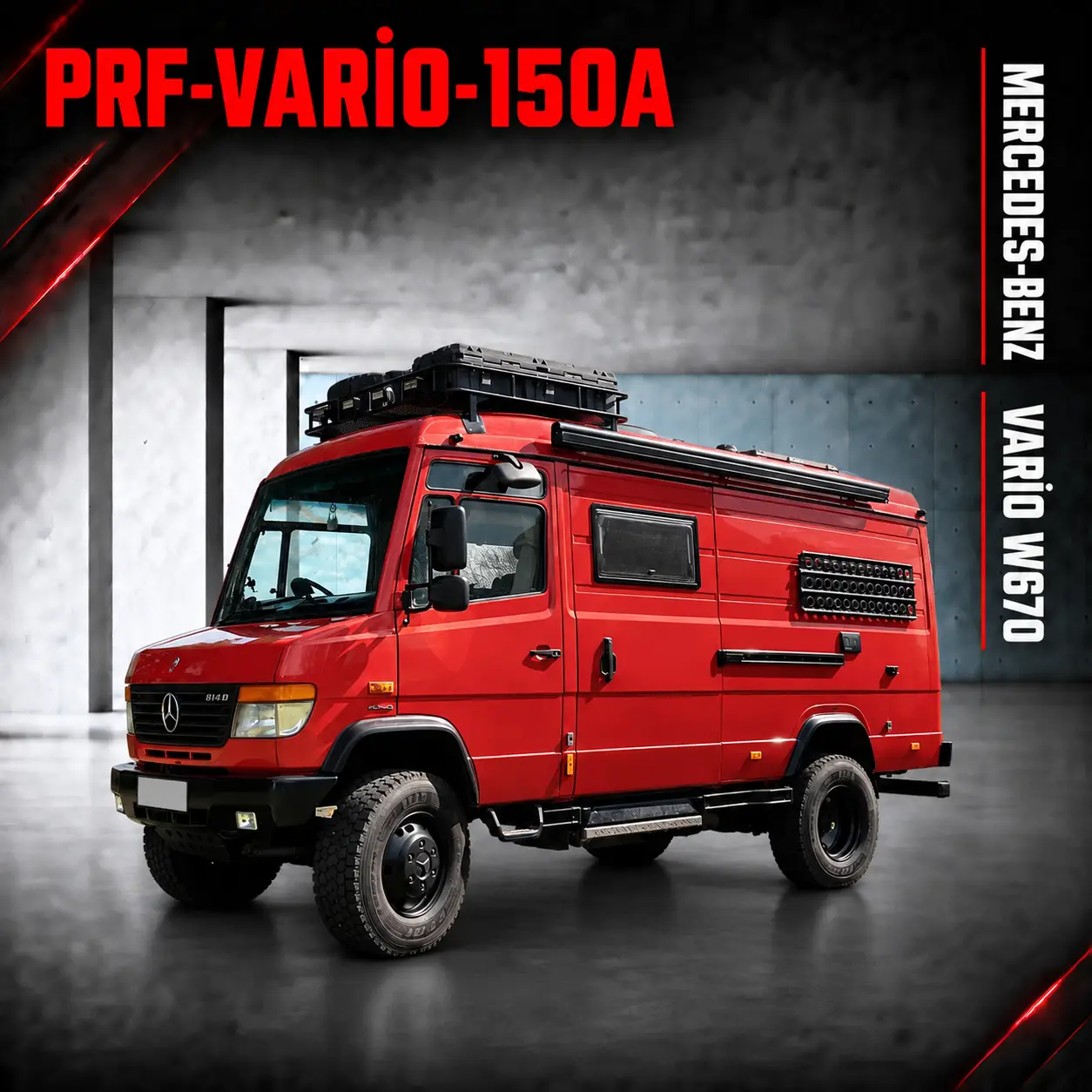 Mercedes-Benz Vario W670 Motorcycle Carrier Mounting Kit Mercedes-Benz Vario W670 motorcycle carrier chassis mounting kit